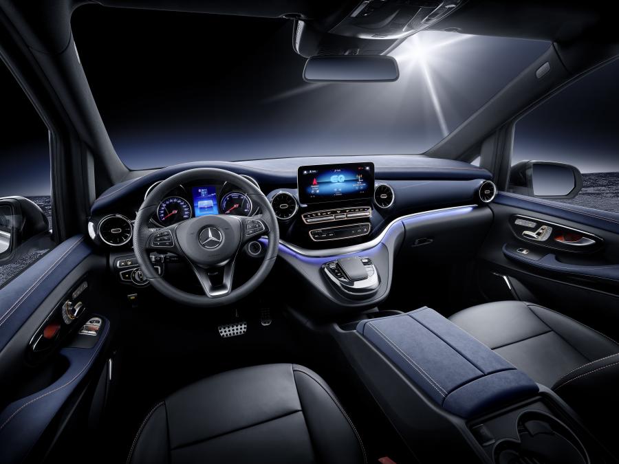 Торпедо Mercedes-Benz Concept EQV (W447) 2019 года  (фото 10 из 31)